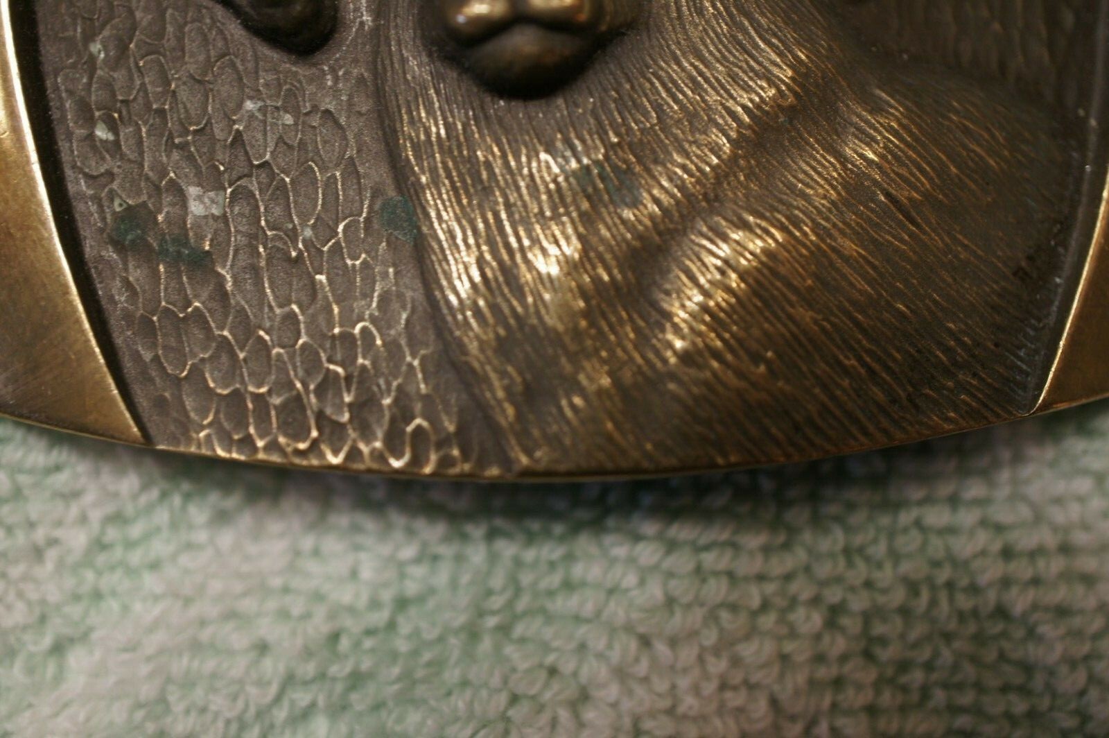 Vintage 1978 Solid Bronze Steven Knight  Ram Belt Buckle Made USA- Shallizar