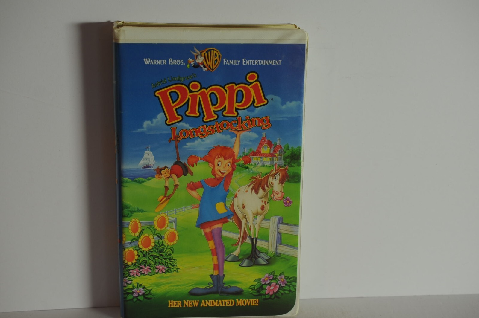 Pippi Longstocking, Children animated video, VHS tape format