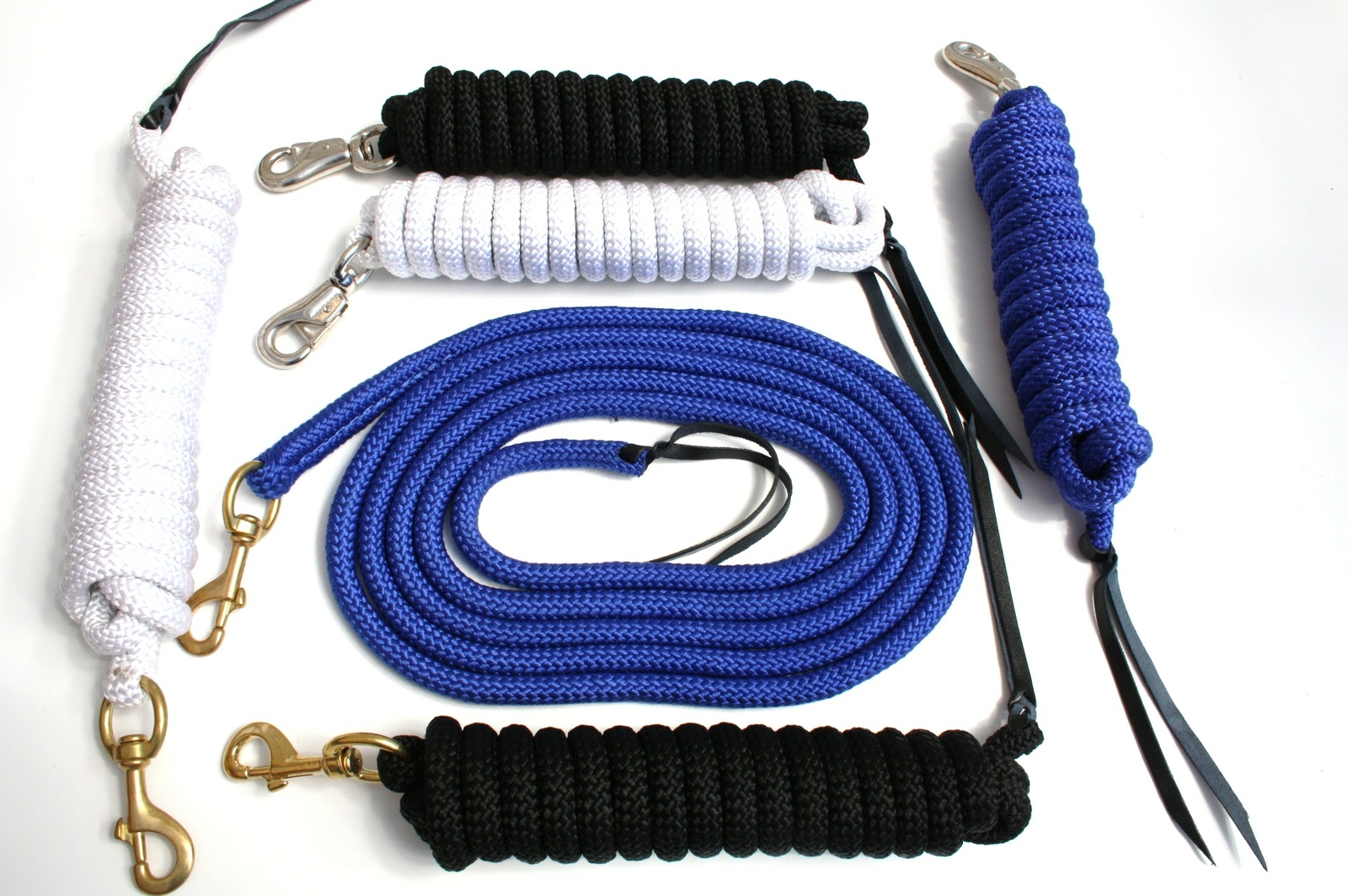 Westernrope, Bodenarbeitsseil | Brass o. Bull Snap | Lederenden | ca. 420 cm