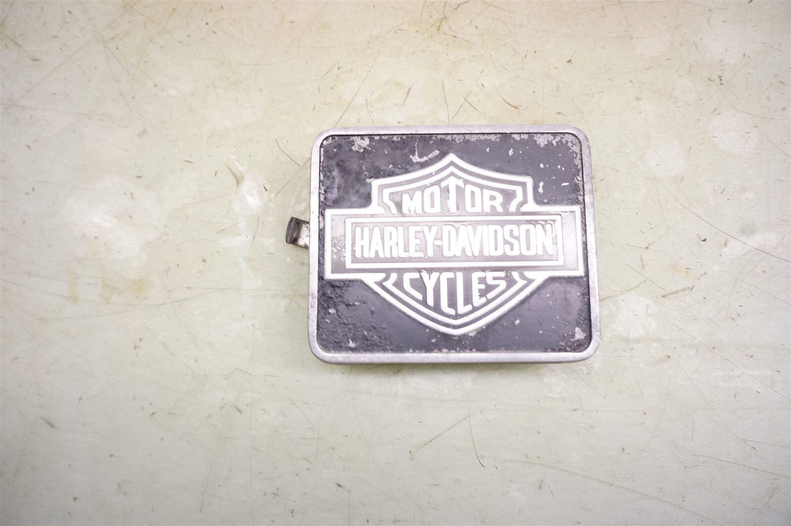 Harley Davidson Saddle Bag Rail Emblem Square 1979 *TZ1 | eBay