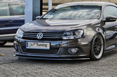 Spoiler passend für VW Eos Frontspoiler Tuning Optik Cabrio Coupe Frontansatz