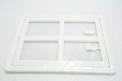 All Dog's Needs Two-Way Self-Locking Screen Dog Door Large 12 in. x 16 in.