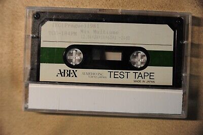 ABEX Test Tape Mixed Frequency TCC-184PM, 12.5k+3k+1k+63Hz for multi-purpose