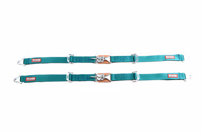 RACERDIRECT.NET NEW PAIR 2''' LATCH & LINK SEAT BELT 2 PT RACING BELT TURQUOISE