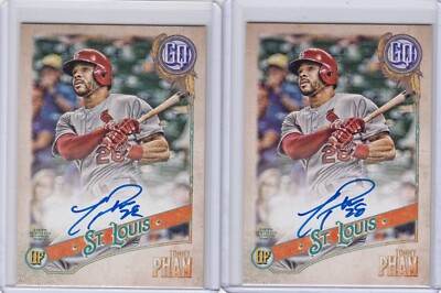 2 Tommy Pham Auto   2018 Topps Gypsy Queen GWA-TP  On Card Autograph  Cardinals
