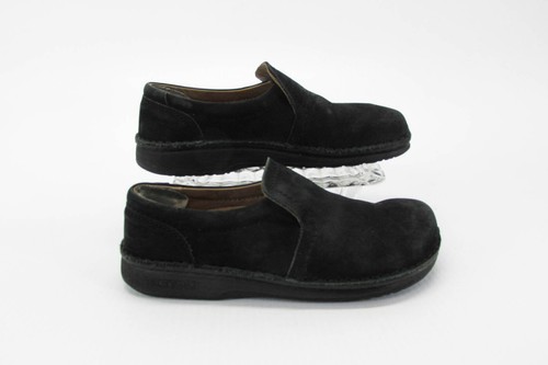 Birkenstock Womens Shoes Size US 6M EUR 37 Black Leather