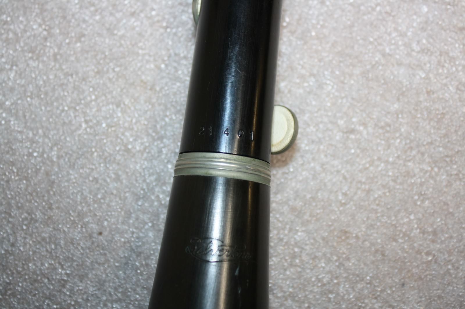 Vintage Silvertone Model #21401 Clarinet With Mouthpiece & Hard Case