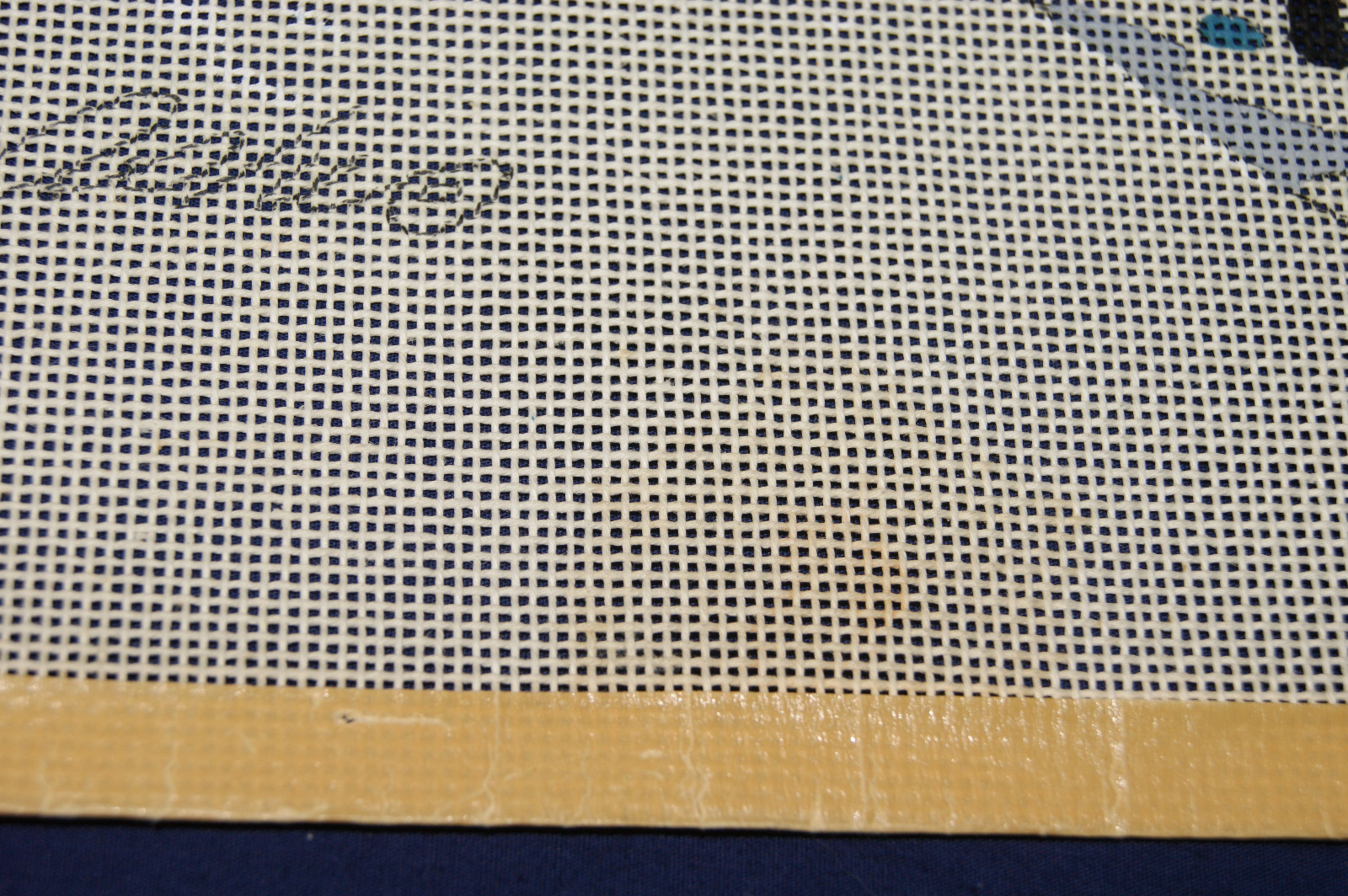 Handpainted Needlework Canvas by Pete Ashe - 1977 Christmas Stocking  18