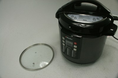 Pressure Cooker Instant Crock 10 n 1 Pot Pro Series 19 Program 6Q Tempered Glass