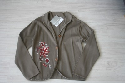 Sarah Kern Damen TwinSet Jacke und ShirtTop Gr. 42