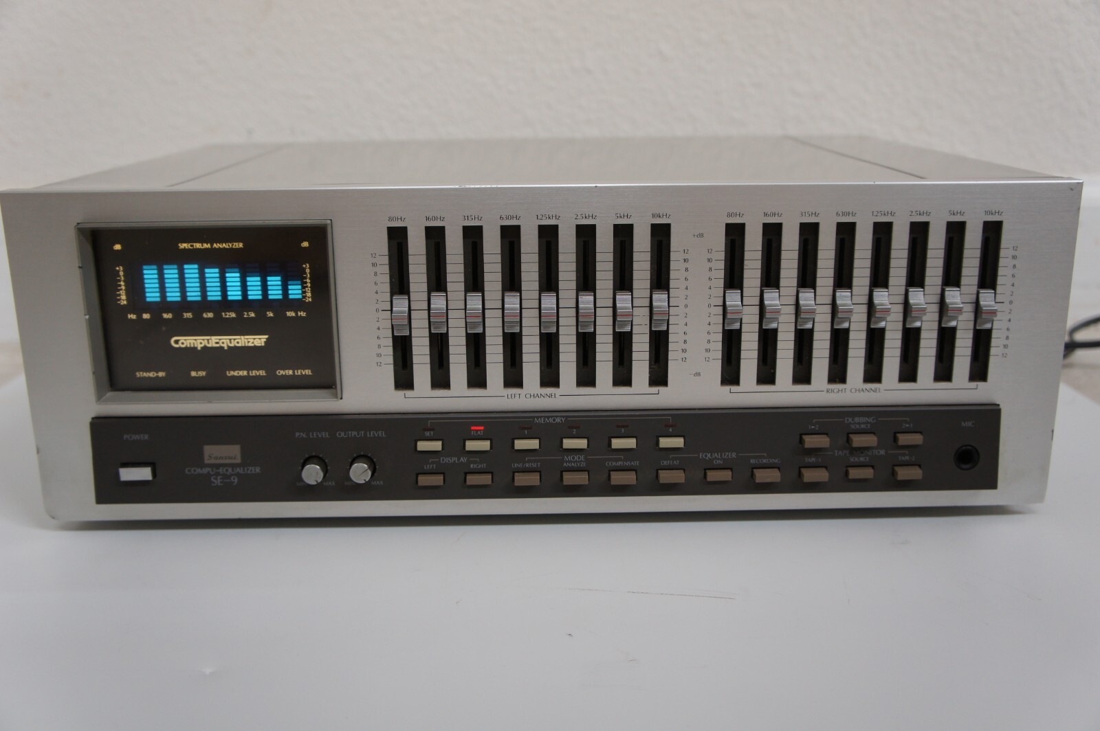 サンスイ グラフィックイコライザー SE-9 - アンプ サンスイ グラフィックイコライザー SE-9 - アンプ