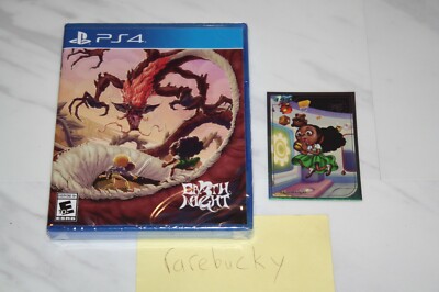 Earth Night (PS4) NEW SEALED W/CARD, MINT, LIMITED RUN GAMES 379, RARE!