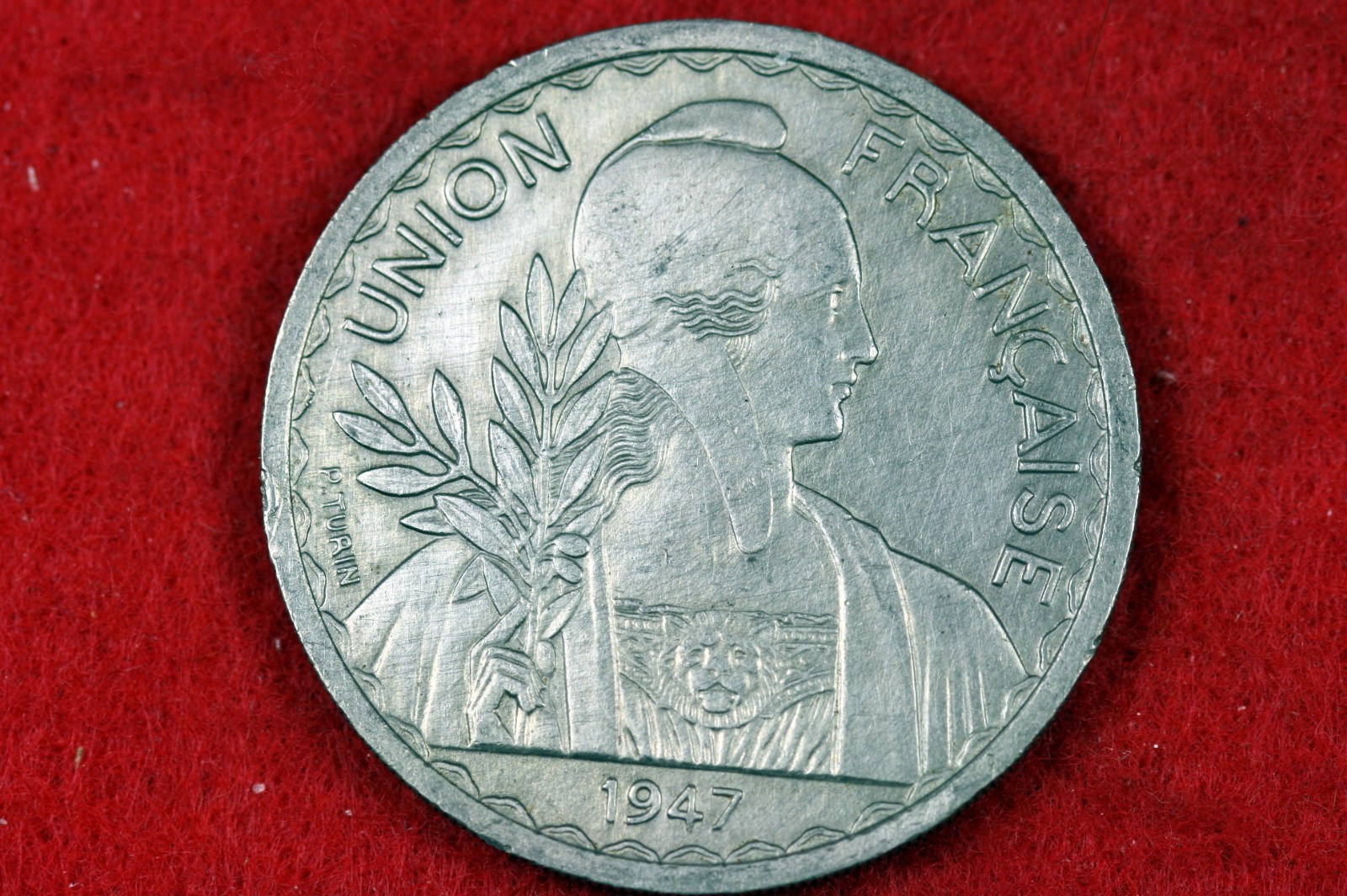 フランス領インドシナ　 1 Piastre SPECIMEN 1枚　1954年 1954 French Indo-China/Cambodia 1 Piastre Pick#94 PMG 63