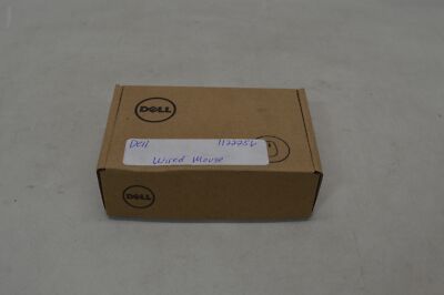 Dell MS116-BK (275-BBCB) Wired USB Optical Mouse - Black *New Unused*