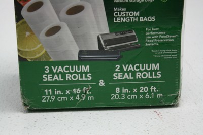 FoodSaver Vacuum Seal Rolls 8