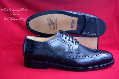 Heinrich Dinkelacker UK 10 Pferdeleder Shell Cordovan London schwarz NEU OVP