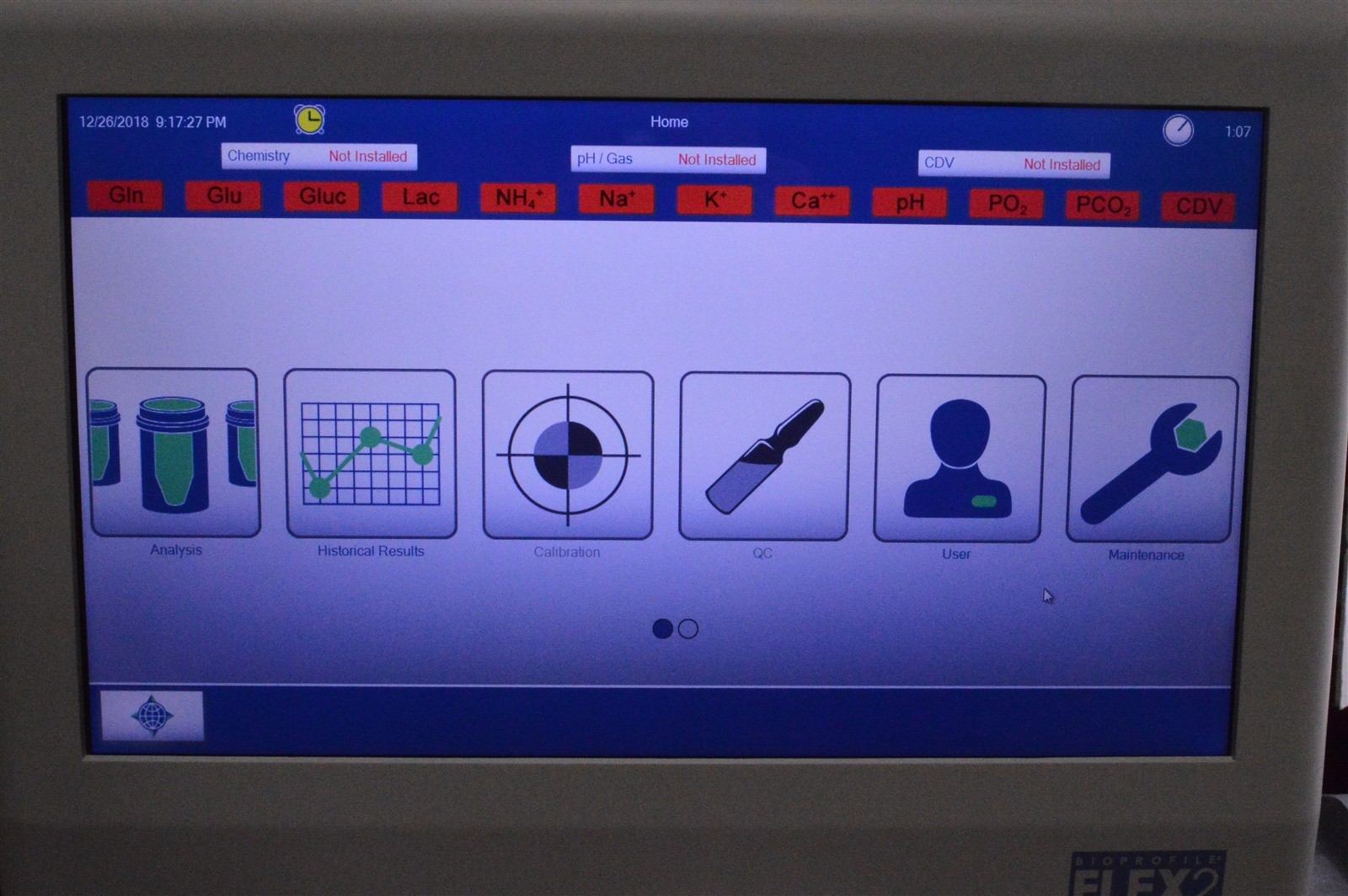 Nova Biomedical BioProfile FLEX2 Flex 2 automated cell culture analyzer