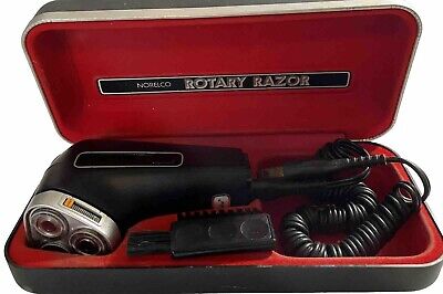 Vintage Norelco HP 1121 Rotary Razor Electric Shaver with Case Holland Working