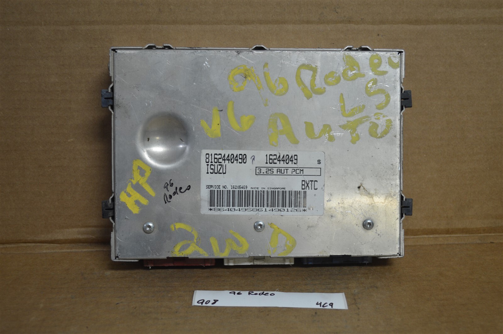 1996 Isuzu Rodeo Engine Control Unit ECU 8162440490 Module