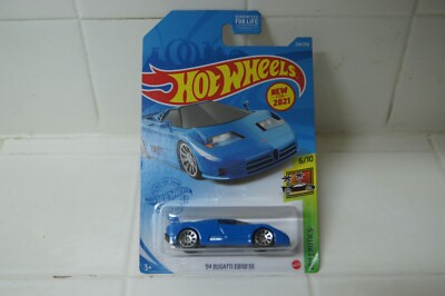 Hot Wheels 94 Bugatti EB110 SS HW Turbo New In Box