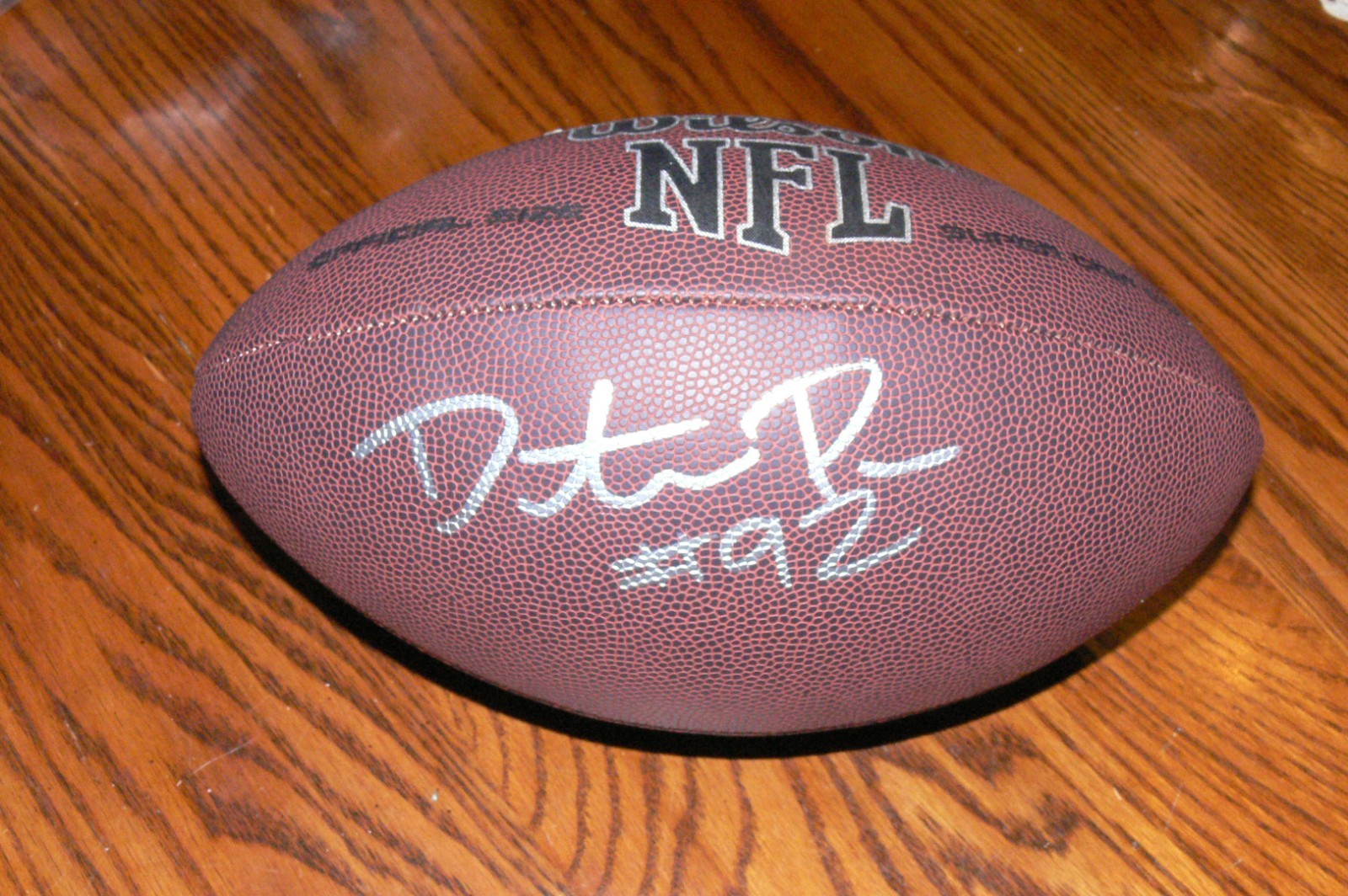 DONTARI POE SIGNED AUTOGRAPHED FULL SIZE NFL WILSON FOOTBALL