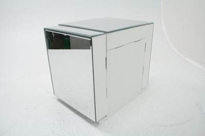 Deco 79 35744 Mirrored 5 Drawer Jewelry Chest 10 x 11in. Reflective CHIPPED