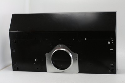 Broan BCSD136BL Glacier Black Centric Inlet Range Hood 36 Inch 250 CFM 1.5 Sones