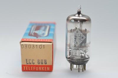 ビンテージ Telefunken ECC808 / ECC 808 おもちゃ用真空管