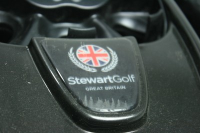 Stewart Golf X9 Follow Cart Black Bluetooth Technology Rechargeable Battery