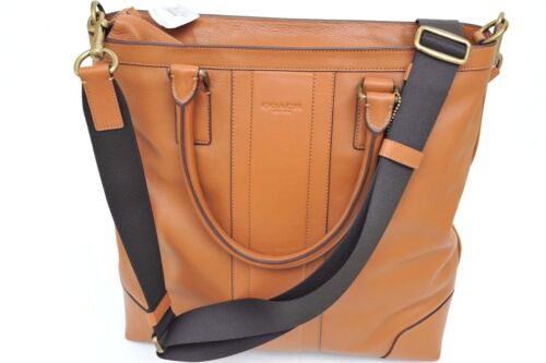 Coach / Metropolitan Portfolio 58097 Leather Tote Bag Black Coach / Metropolitan Portfolio 58097 Leather Tote Bag Black