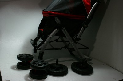 HPZ Rover Premium Heavy Duty Dog/Cat/Pet Stroller Travel Carriage Rubber Tires