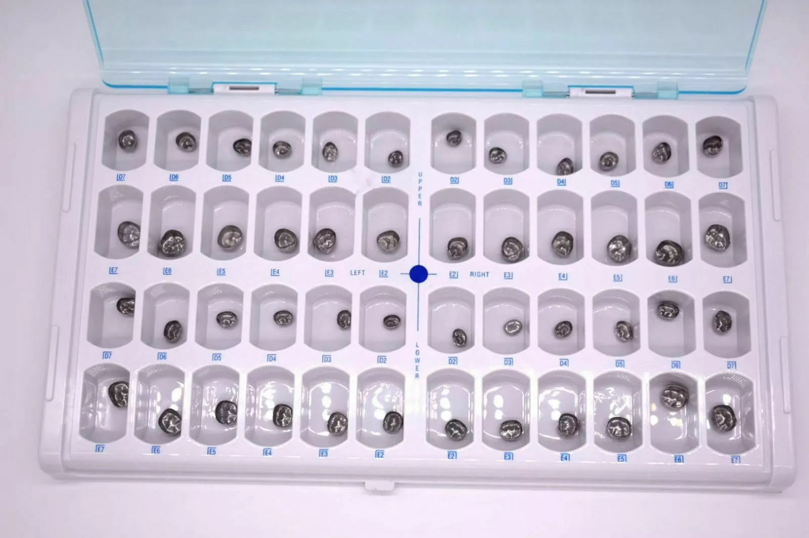 Redland DENTAL  STAINLESS STEEL Permanent Molar Adult CROWN KIT OF 48 PCS