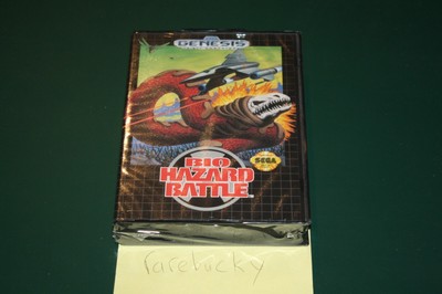 Bio-Hazard Battle (Sega Genesis) NEW SEALED, NEAR-MINT CONDITION, RARE SHOOTER!
