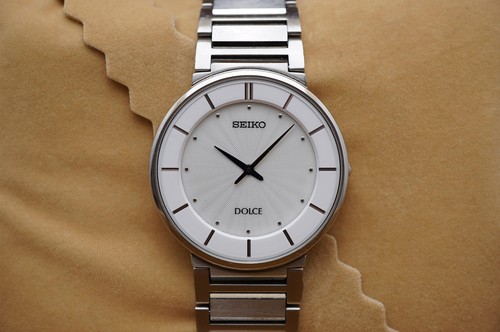 SEIKO Dolce 腕時計(クォーツ) Seiko Dolce SACK015 4J40 White Sunburst Dial JDM Sapphire Quartz