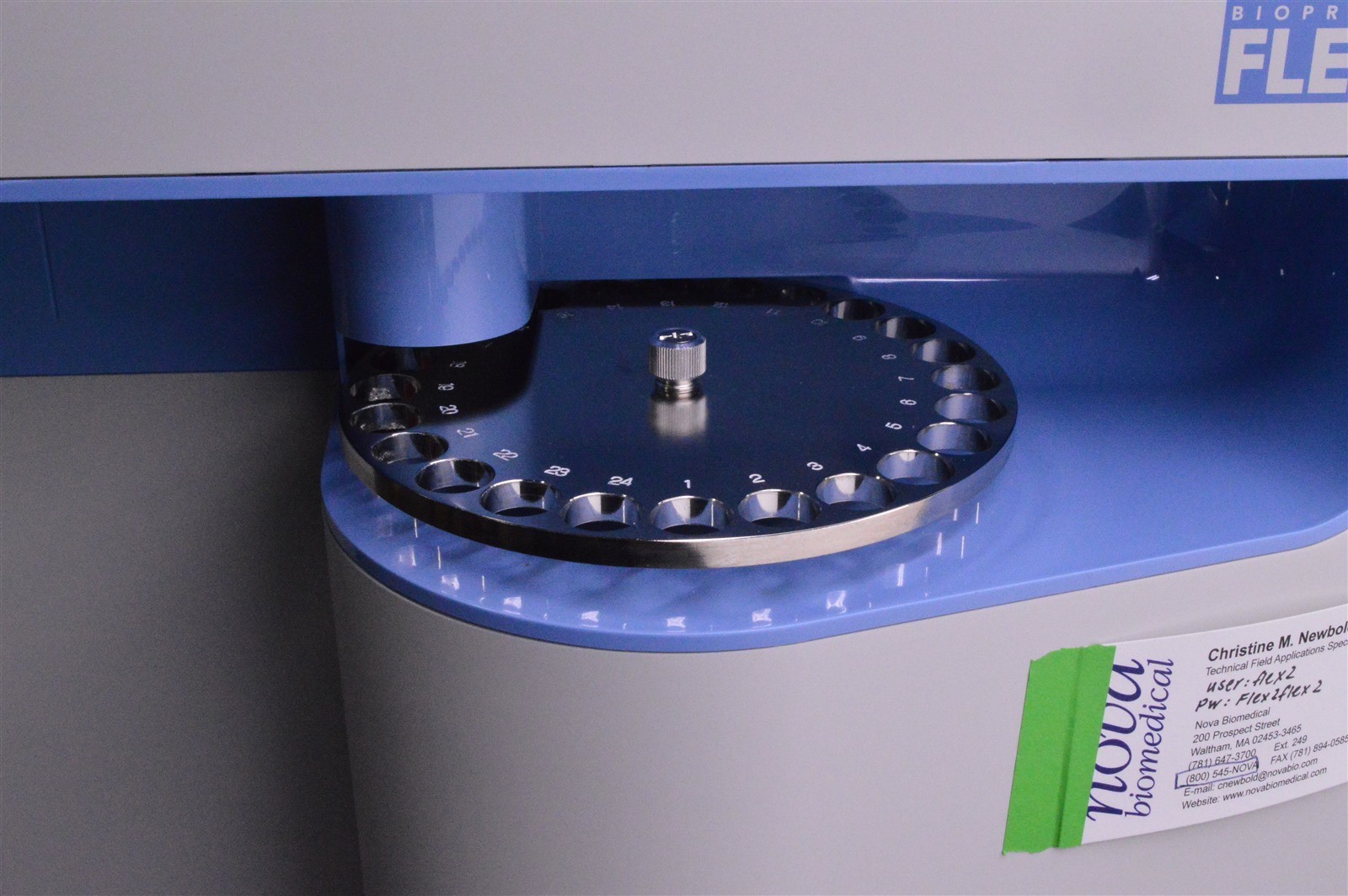 Nova Biomedical BioProfile FLEX2 Flex 2 automated cell culture analyzer