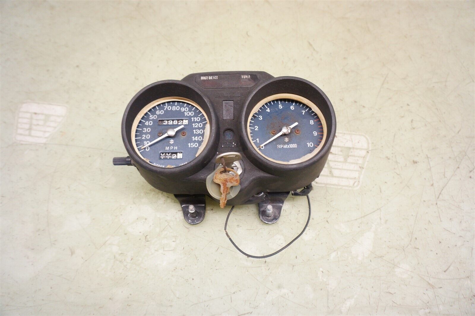 Suzuki GT 380 / 550 Gauges Gauge Speedometer Tachometer #23 Suzuki GT 380 / 550 Gauges Gauge Speedometer Tachometer #23