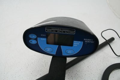 Bounty Hunter QSIGWP Quick Silver Metal Detector  Pin Pointer LCD Display Black