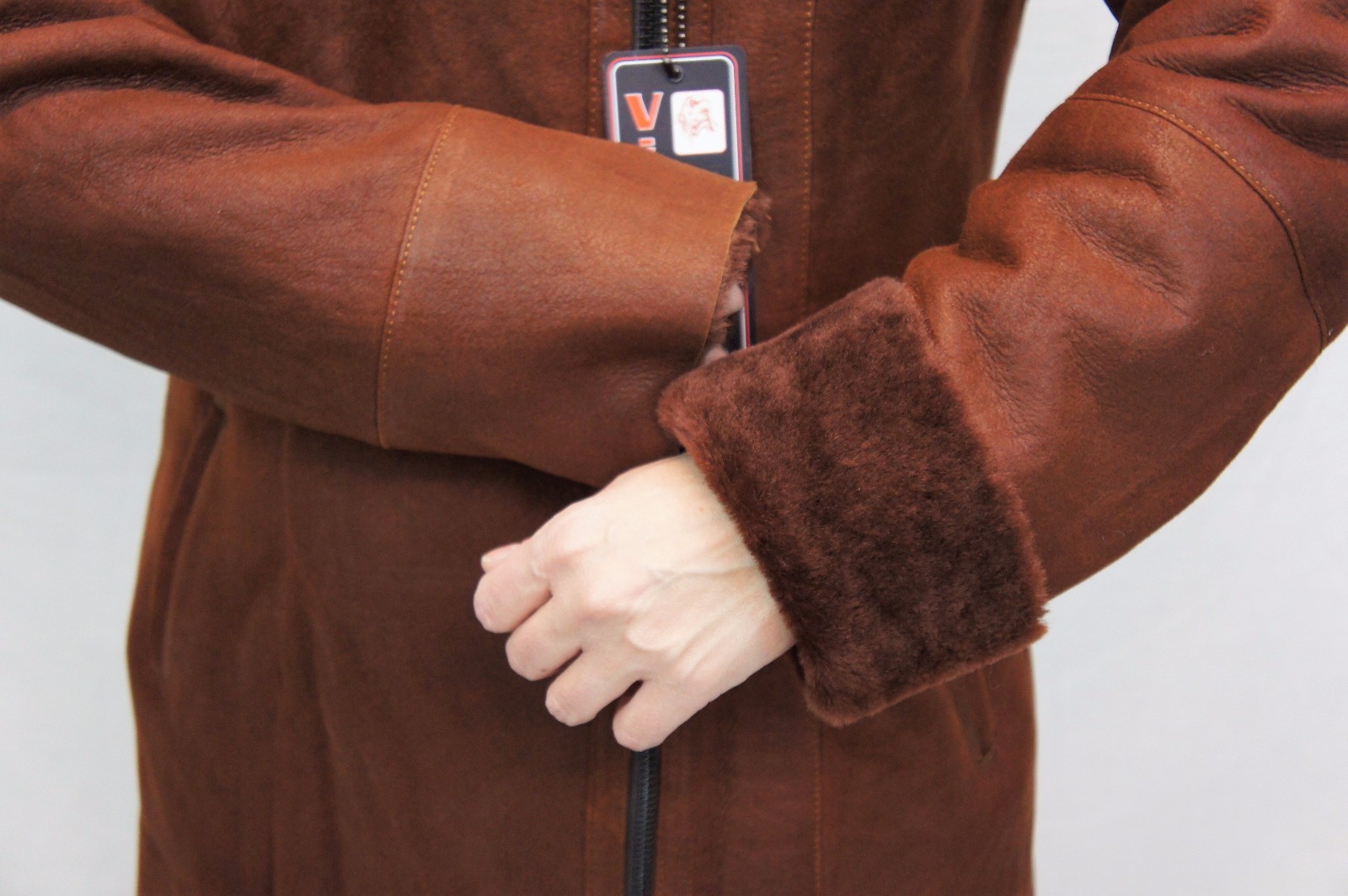 Pre-owned Victoria Real 100% Genuine Sheepskin Shearling Leather Long Whiskey Coat Hood Xs-6xl In Brown