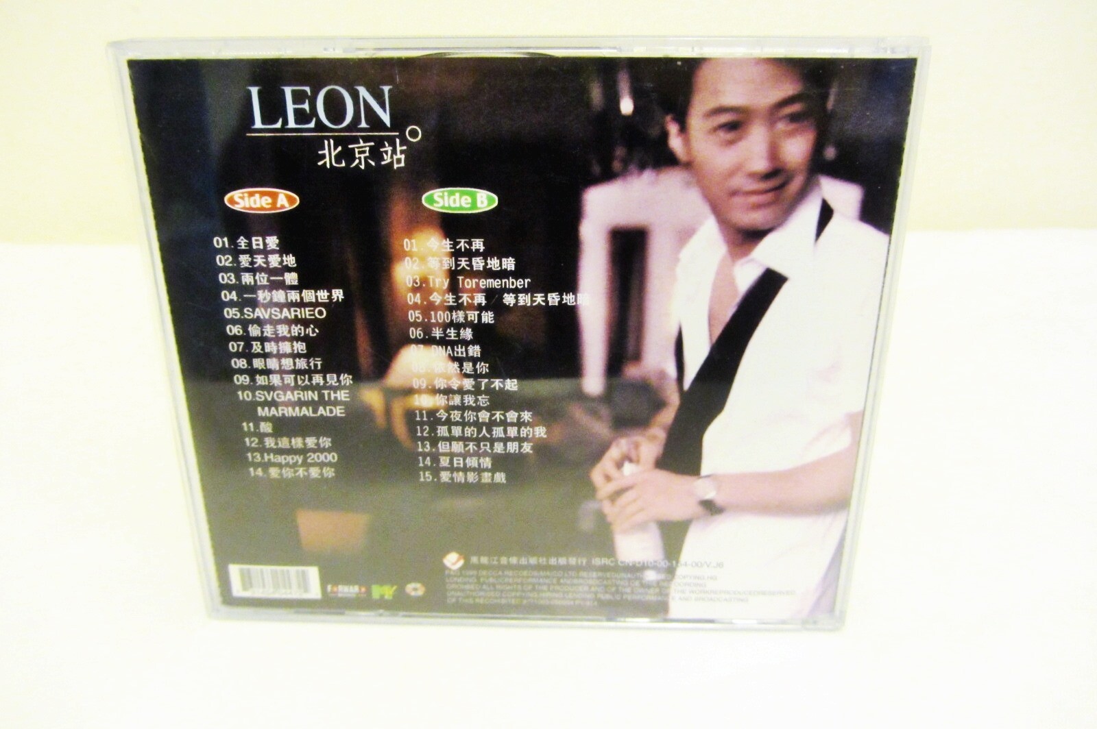 2 VCD Chinese HK - Leon Lai ?? Beijing Station ???