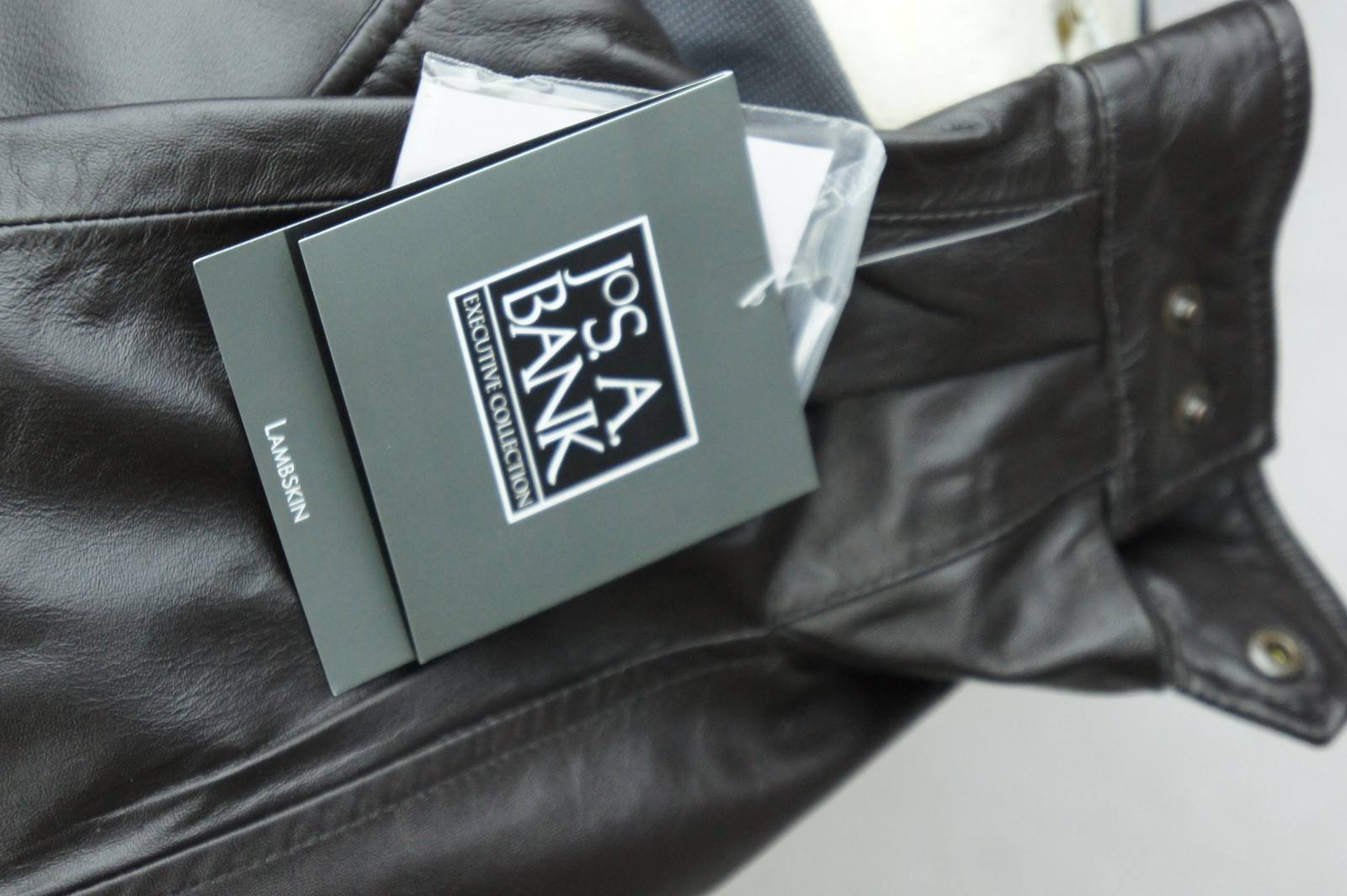 Pre-owned Jos. A. Bank Orig $650 Brown Jos A Bank  Leather Jacket Coat Lined Us S-xxl