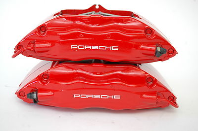 Porsche 993 Calipers Big Red 99335142510 99335142610 | eBay