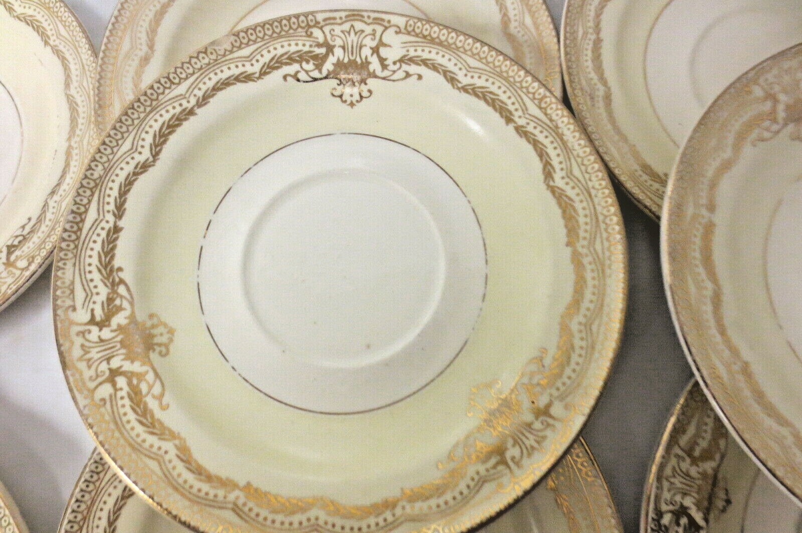 Lot 10 Edward M Knowles USA Hostess Replacement Saucers