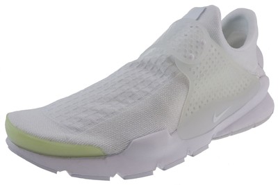 Nike Running Sock Dart Jacquard White White White Black Gr.45.0 Nike Running Sock Dart Jacquard White White White Black Gr.45.0