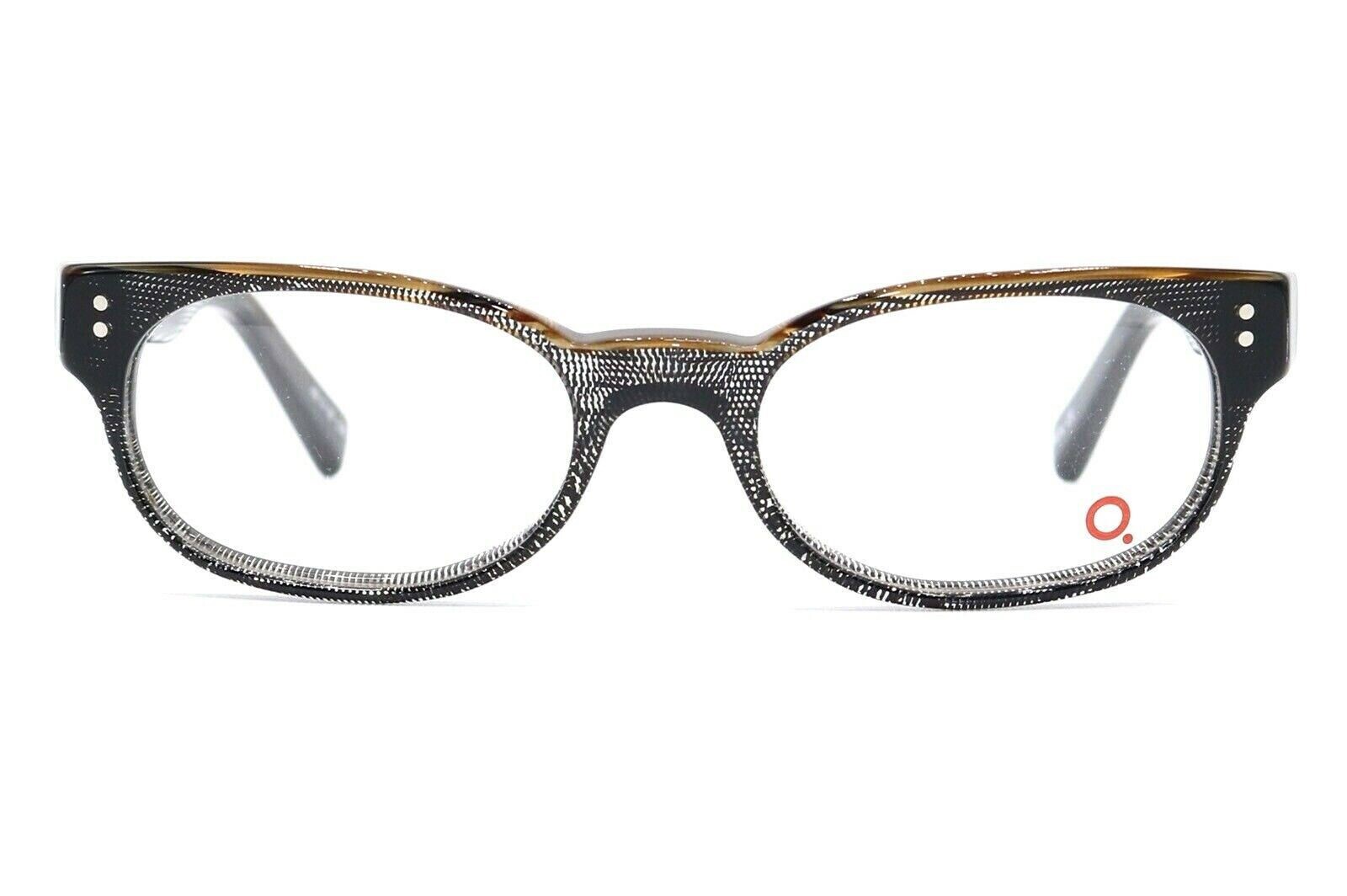 New Authentic Etnia Barcelona Portland Brown Black Unisex Eyeglasses 49-18-135