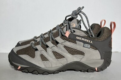 Merrell Women s US 8.5 Alverstone Vent Suede Alloy Waterproof Hiking Shoe**NEW**