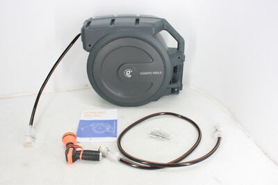 Giraffe Tools AW40 Retractable Garden Hose Reel Super Heavy Duty Any Length Lock