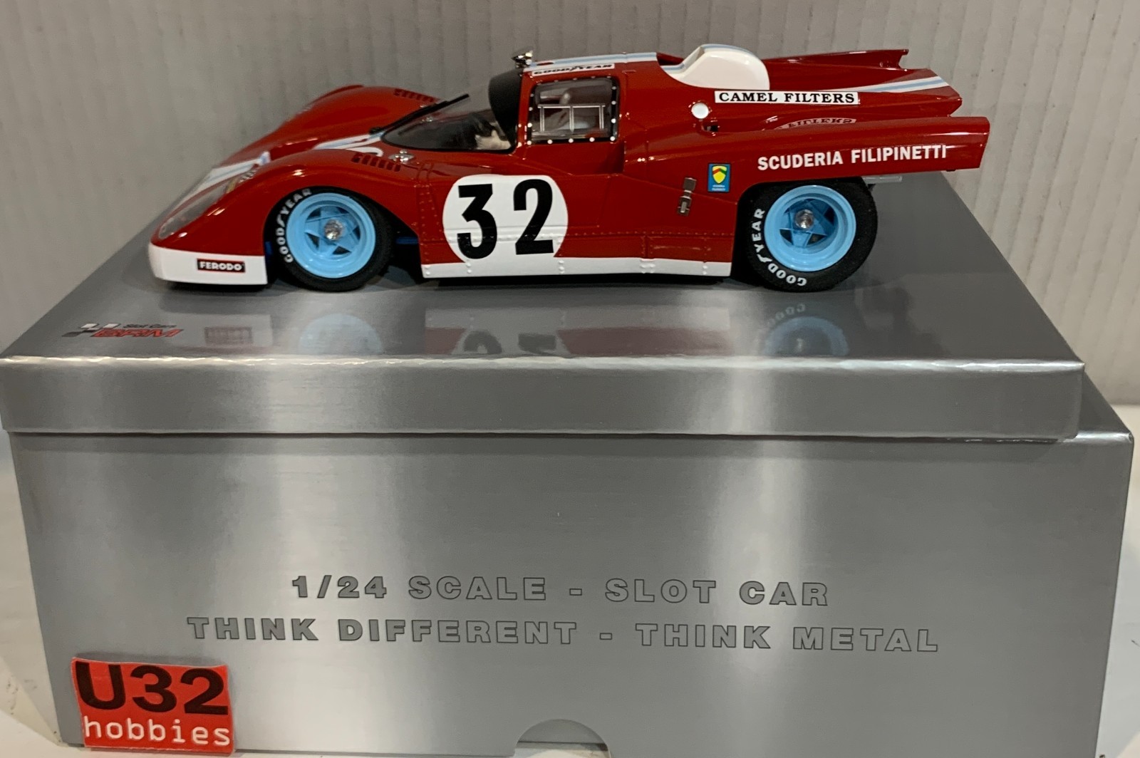 Slot Car BRM-0209 1/24 Ferrari 512M #32 1000Km Spa 1971