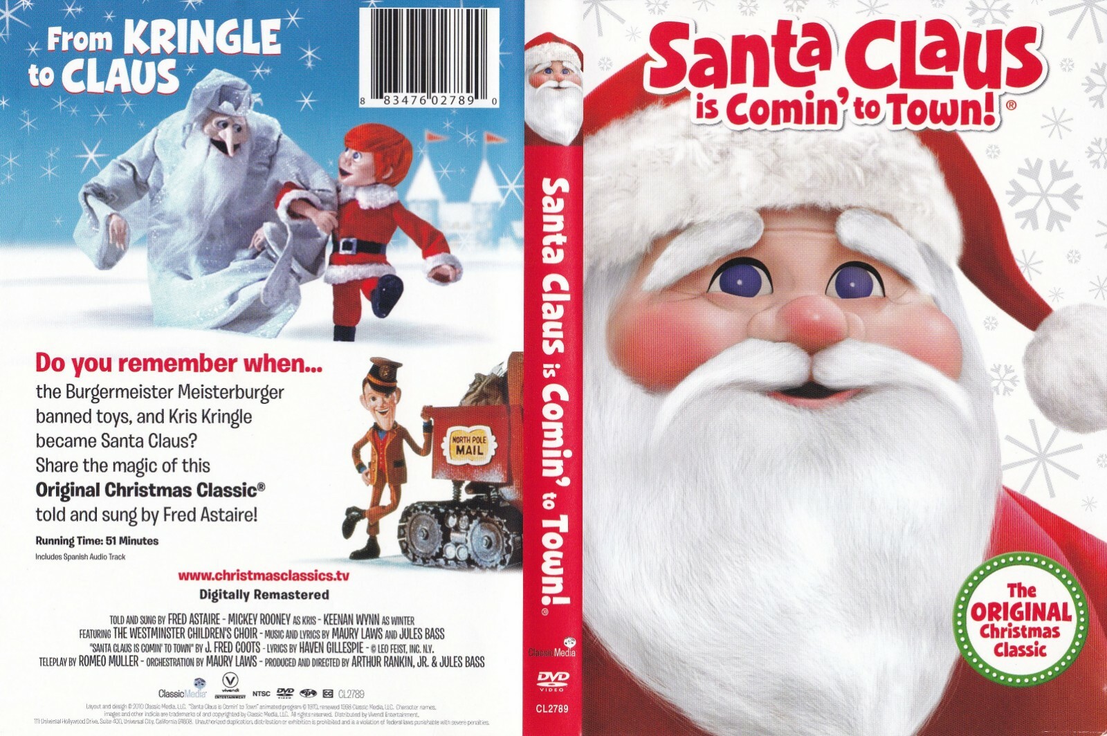 Santa Claus is Comin' To Town (Children's Fullscreen DVD