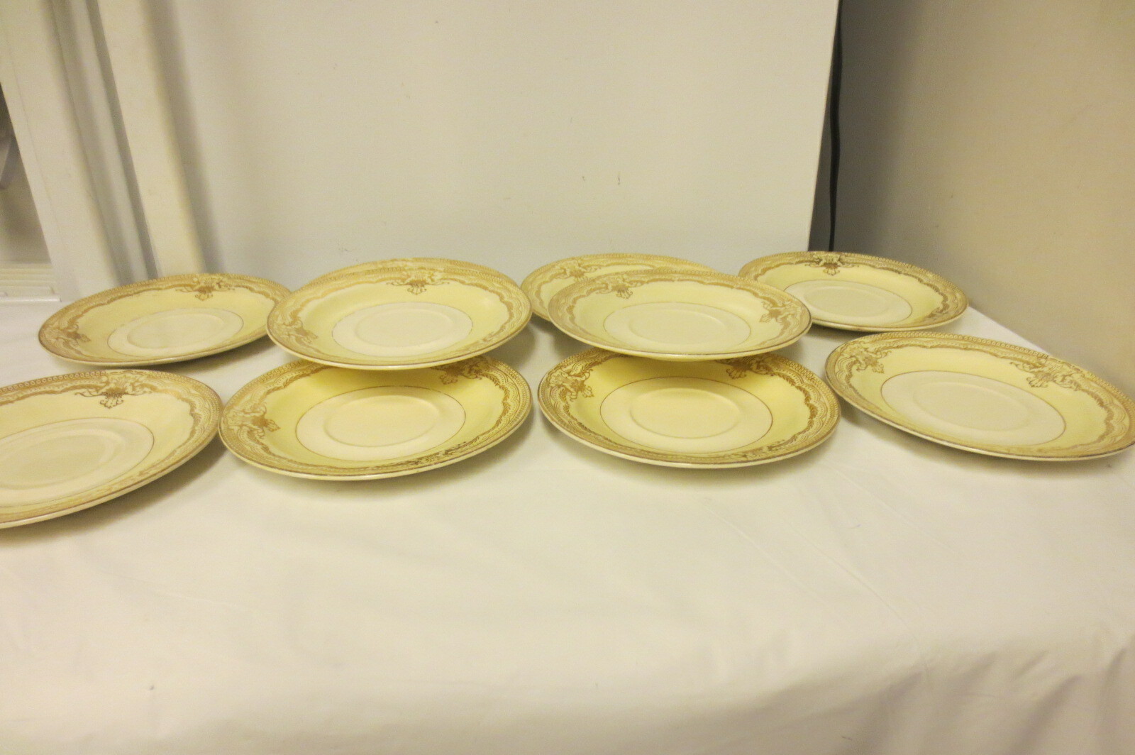 Lot 10 Edward M Knowles USA Hostess Replacement Saucers