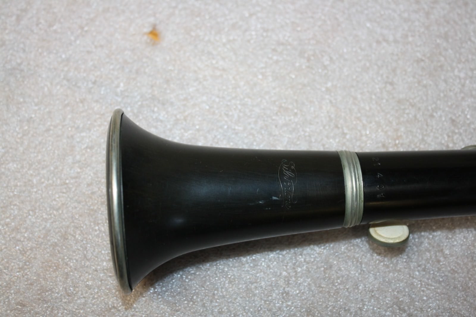 Vintage Silvertone Model #21401 Clarinet With Mouthpiece & Hard Case